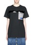Main View - Click To Enlarge - TOGA ARCHIVES - Glossy checkerboard pocket T-shirt