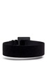 Back View - Click To Enlarge - TOGA ARCHIVES - Oversize buckle bonded velvet belt