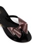 Detail View - Click To Enlarge - MELISSA - 'Harmonic' glitter bow jelly flats