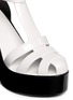 Detail View - Click To Enlarge - MELISSA - 'Strips' colourblock rubber wedge sandals