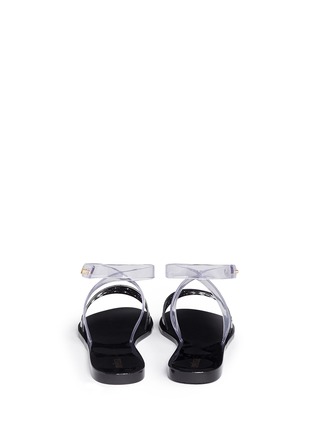 Back View - Click To Enlarge - MELISSA - 'Tasty' perforated band jelly sandals