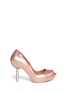 Main View - Click To Enlarge - MELISSA - x Karl Lagerfeld 'Pearl' bead heel pumps