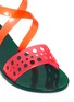 Detail View - Click To Enlarge - MELISSA - 'Tasty' perforated band jelly sandals