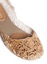 Detail View - Click To Enlarge - MELISSA - x Campana 'Fitas' rose glitter flats