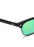 Detail View - Click To Enlarge - RAY-BAN - Clubmaster Junior' browline mirror sunglasses