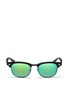 Main View - Click To Enlarge - RAY-BAN - Clubmaster Junior' browline mirror sunglasses
