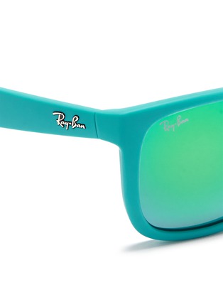 Detail View - Click To Enlarge - RAY-BAN - 'Justin' matte acetate sunglasses