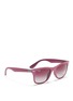 Figure View - Click To Enlarge - RAY-BAN - 'Wayfarer Liteforce' matte thermoplastic sunglasses