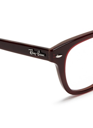 Detail View - Click To Enlarge - RAY-BAN - Square frame acetate optical glasses