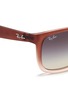 Detail View - Click To Enlarge - RAY-BAN - 'Justin' matte acetate sunglasses