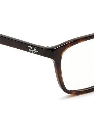 Detail View - Click To Enlarge - RAY-BAN - Tortoiseshell acetate optical glasses