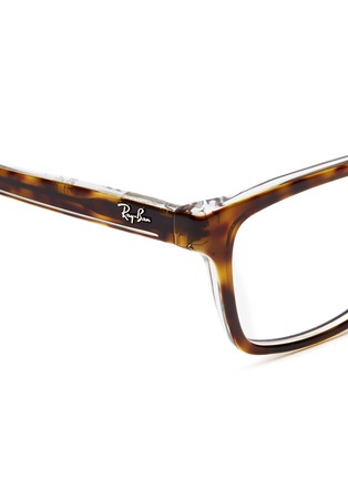 Detail View - Click To Enlarge - RAY-BAN - Tortoiseshell junior acetate optical glasses