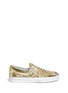Main View - Click To Enlarge - GIENCHI - Spike glitter leather slip-ons