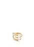 Main View - Click To Enlarge - TASAKI - 'Danger Claw' Akoya pearl 18k yellow gold ring