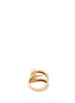  - TASAKI - 'Danger Claw' Akoya pearl 18k yellow gold ring