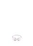 Main View - Click To Enlarge - TASAKI - 'Refined Rebellion' diamond Akoya pearl 18k white gold ring