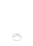  - TASAKI - 'Refined Rebellion' diamond Akoya pearl 18k white gold ring