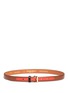 Main View - Click To Enlarge - MAISON BOINET - Contrast panel leather belt