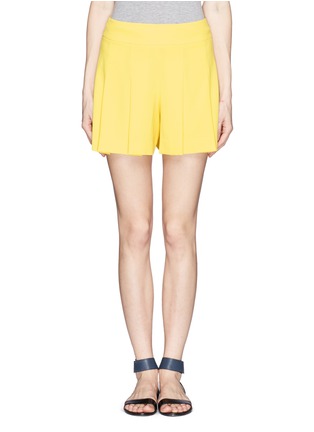 Main View - Click To Enlarge - ALICE & OLIVIA - High-waist pleat shorts