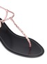 Detail View - Click To Enlarge - RENÉ CAOVILLA - Crystal T-strap flat sandals