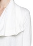 Detail View - Click To Enlarge - THEORY - 'Casterly' drape collar long cardigan