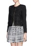 Front View - Click To Enlarge - ALICE & OLIVIA - Contrast sleeve boxy jacket