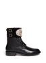 Main View - Click To Enlarge - RENÉ CAOVILLA - Jewelled suede cuff leather boots