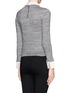 Back View - Click To Enlarge - ALICE & OLIVIA - Detachable poplin collar sweater