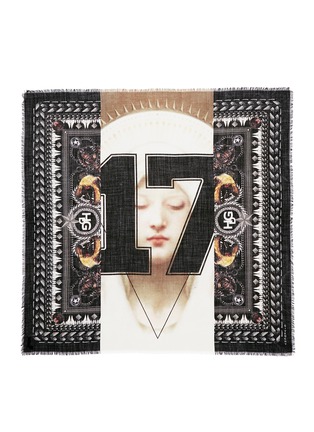 Main View - Click To Enlarge - GIVENCHY - 'Madonna 17' wool scarf