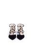 Figure View - Click To Enlarge - RENÉ CAOVILLA - Pearl and rose bead strap suede pumps