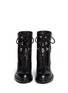 Figure View - Click To Enlarge - SERGIO ROSSI - Stud leather biker boots