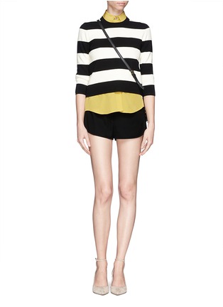 Figure View - Click To Enlarge - THEORY - 'Harmona S' striped knit sweater