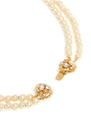 Detail View - Click To Enlarge - MIRIAM HASKELL - Two-strand pearl necklace