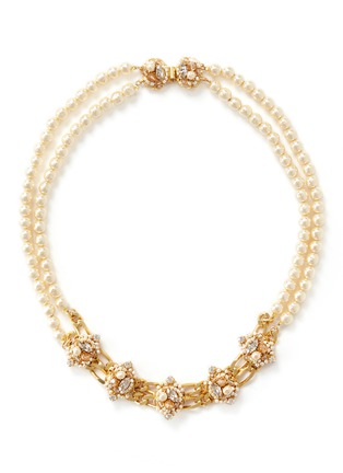 Main View - Click To Enlarge - MIRIAM HASKELL - Two-strand pearl necklace