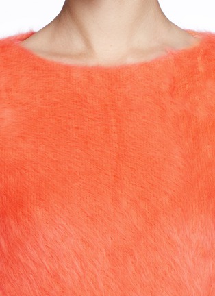 Detail View - Click To Enlarge - CHICTOPIA - Fuzzy rabbit fur sweater 