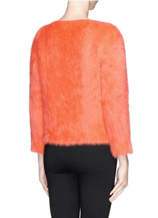 Back View - Click To Enlarge - CHICTOPIA - Fuzzy rabbit fur sweater 