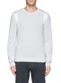 Main View - Click To Enlarge - LANVIN - Satin panel wool sweater