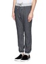Front View - Click To Enlarge - SACAI - Contrast waistline drawstrong jogging pants