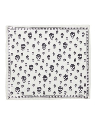 Main View - Click To Enlarge - ALEXANDER MCQUEEN - Classic skull silk scarf