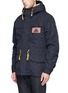 Front View - Click To Enlarge - SCOTCH & SODA - Detachable padded lining parka
