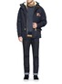 Figure View - Click To Enlarge - SCOTCH & SODA - Detachable padded lining parka