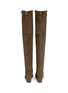 Back View - Click To Enlarge - STUART WEITZMAN - 'Thigh Land' stretch suede thigh high boots