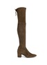 Main View - Click To Enlarge - STUART WEITZMAN - 'Thigh Land' stretch suede thigh high boots