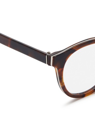 Detail View - Click To Enlarge - SUPER - 'Numero 22' round tortoiseshell acetate optical glasses