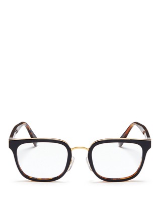 Main View - Click To Enlarge - SUPER - 'Numero 23' contrast tortoiseshell acetate optical glasses