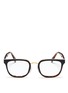 Main View - Click To Enlarge - SUPER - 'Numero 23' contrast tortoiseshell acetate optical glasses