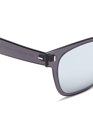 Detail View - Click To Enlarge - SUPER - 'Duo-Lens Classic' rimless all lens D-frame mirror sunglasses