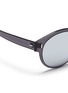 Detail View - Click To Enlarge - SUPER - 'Duo-Lens Paloma' rimless all lens round mirror sunglasses