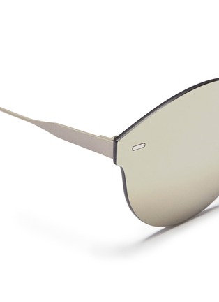 Detail View - Click To Enlarge - SUPER - 'Tuttolente Panamá' rimless round mirror sunglasses