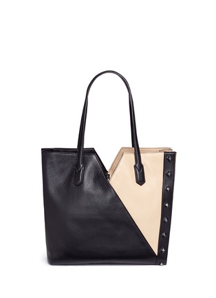 Main View - Click To Enlarge - SAM EDELMAN - 'Emery' colourblock leather tote